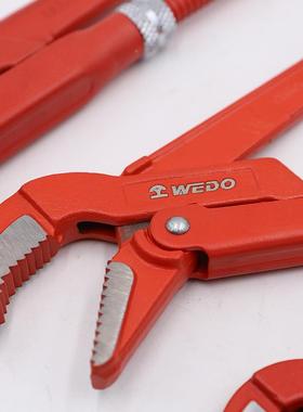 WED厂工具5家直0.5”供4°鹰O嘴管子钳管钳子WD312