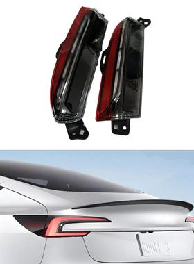 特斯拉23-24款焕新MODEL3后保险杠LED雾灯后杠灯反光条