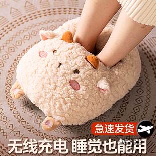 暖脚神器冬季办公室暖腿取暖器被窝冬天冬季充电款加热女生暖脚宝