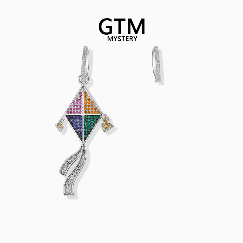 GTM童趣风筝耳环轻奢银耳饰