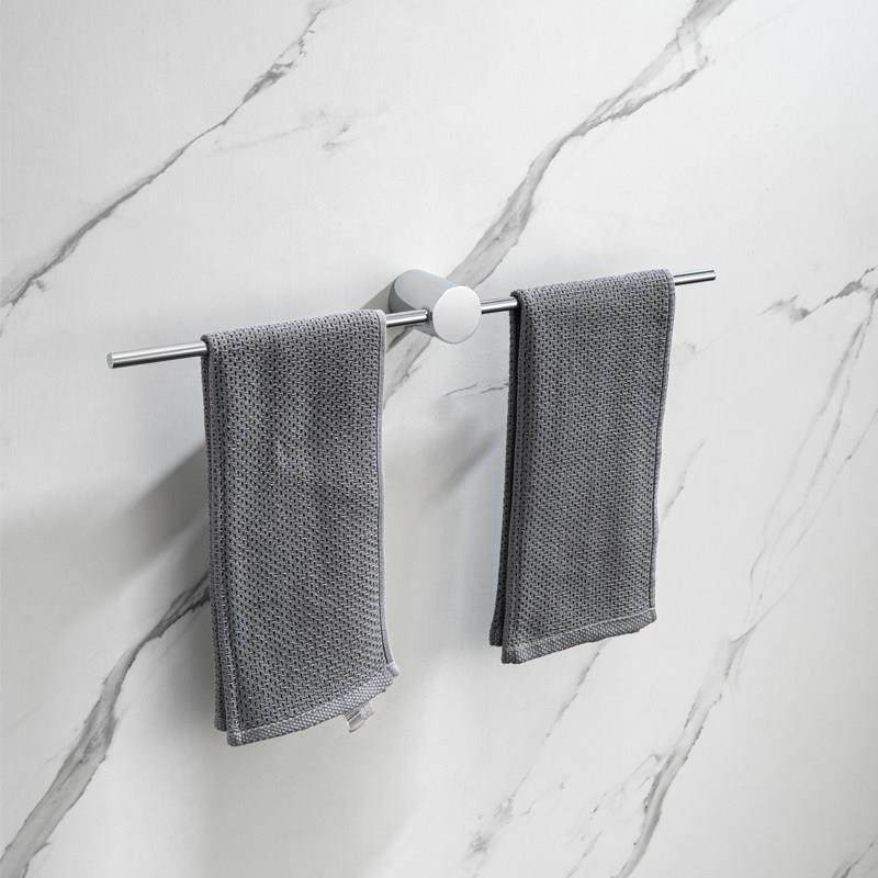 304不锈钢毛巾架极简风格卫生间浴室单杆毛巾杆浴室拖鞋架