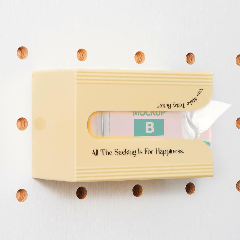 木目iwood 15mm圆孔洞洞板配件 纸巾盒面巾纸洗脸巾抽取式卫生纸