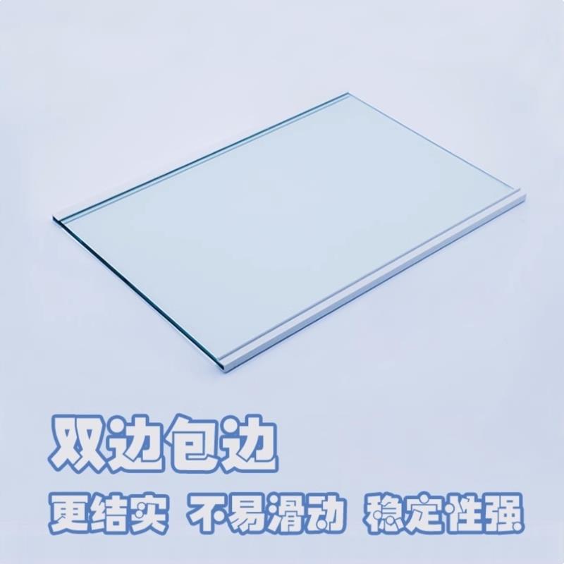 订做大全盖板分隔板急冻分层货架置物架配件电冰箱冰箱玻璃隔板搁
