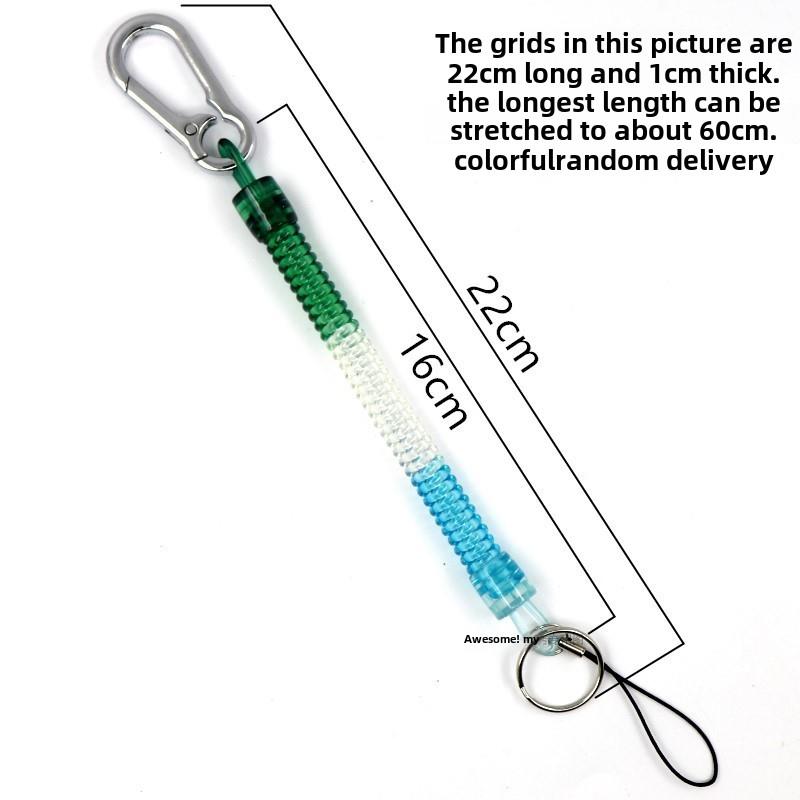 防丢防盗防偷钥匙卡套相机手机挂绳伸缩弹簧绳子包包老人挂腰带炼