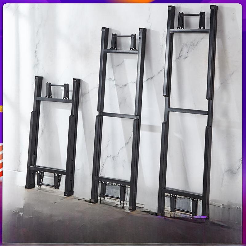 简易折叠桌腿加厚铁架子便携学习书桌脚活动架办公小茶几支架配件