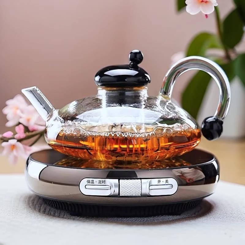 茗凤祥高端合金电陶炉家用保温超薄迷你围炉煮茶电茶炉自动煮茶器