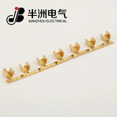 DJ454A B C铜扣横连 横带压线扣 U型扣 对接扣 并线扣 接线端子