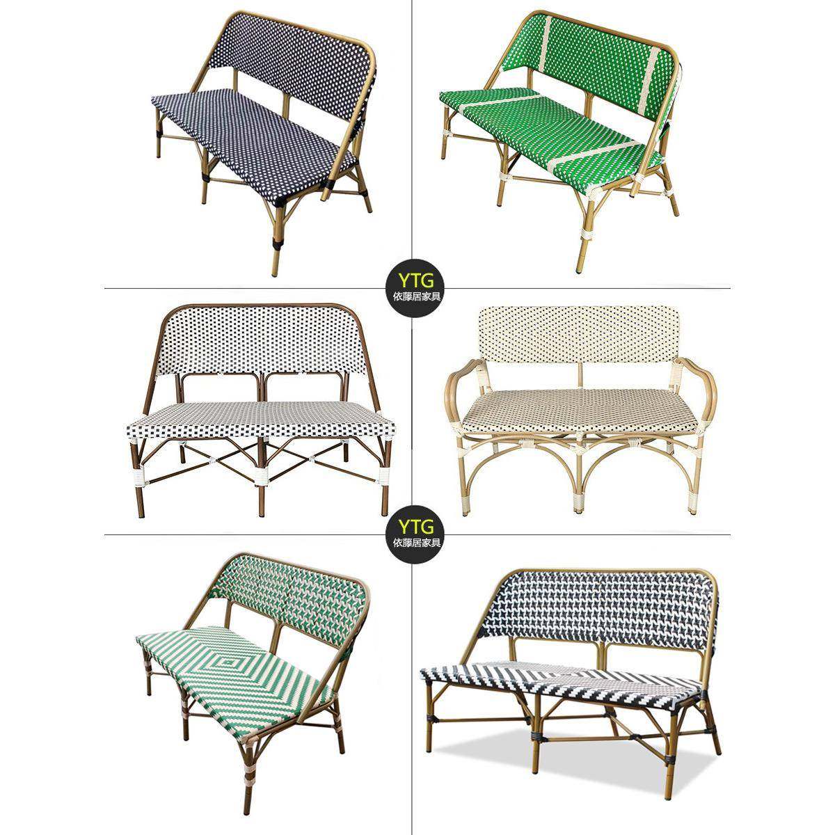 民宿户外藤编沙发美式咖啡厅藤椅奶茶店餐厅外摆法式花园竹节藤椅,住宅家具,户外沙发,淘宝优惠券,粉丝福利购,淘宝优惠卷