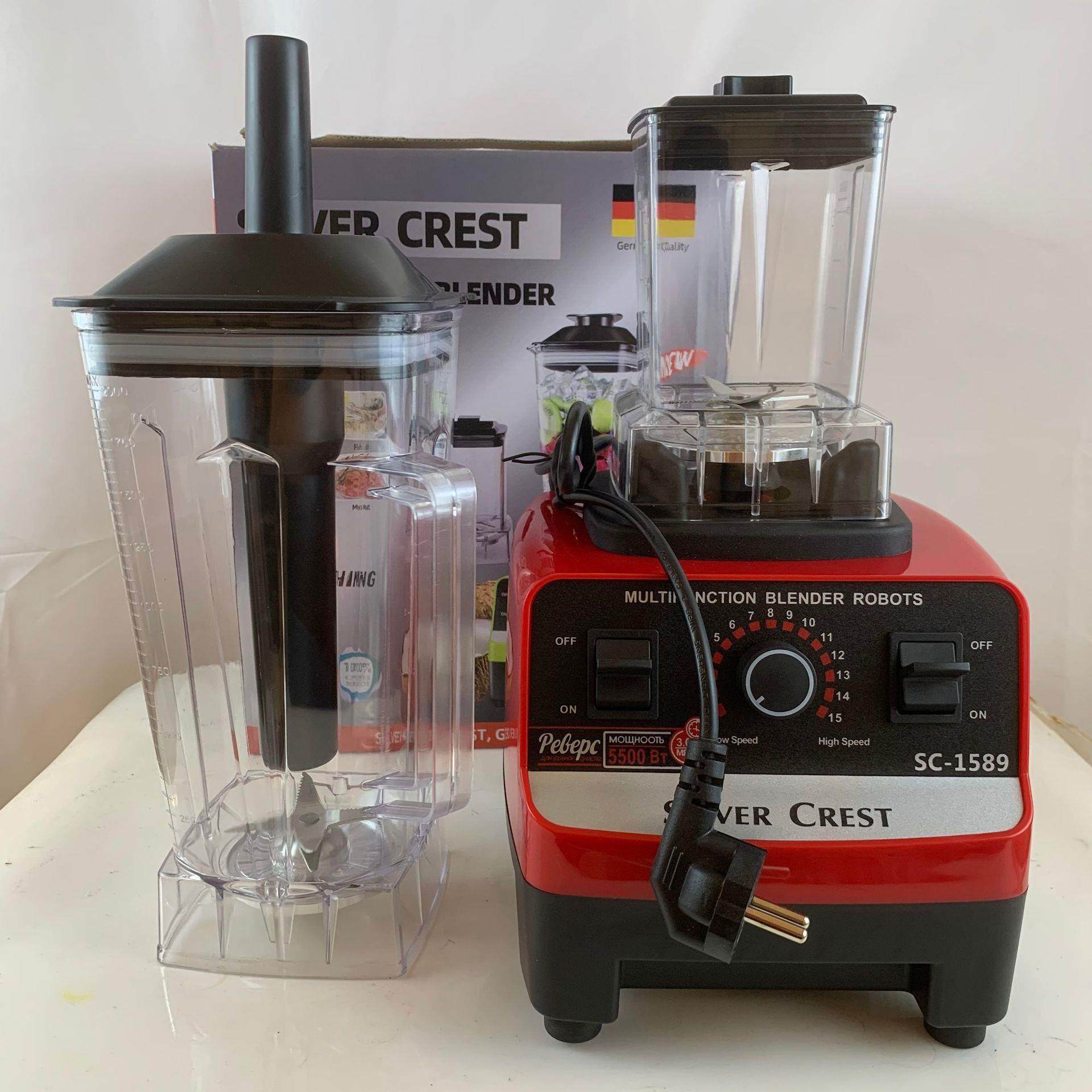 BLENDER 外贸双杯破壁机 制作营养辅食 水果榨汁碎冰搅拌机 2in1