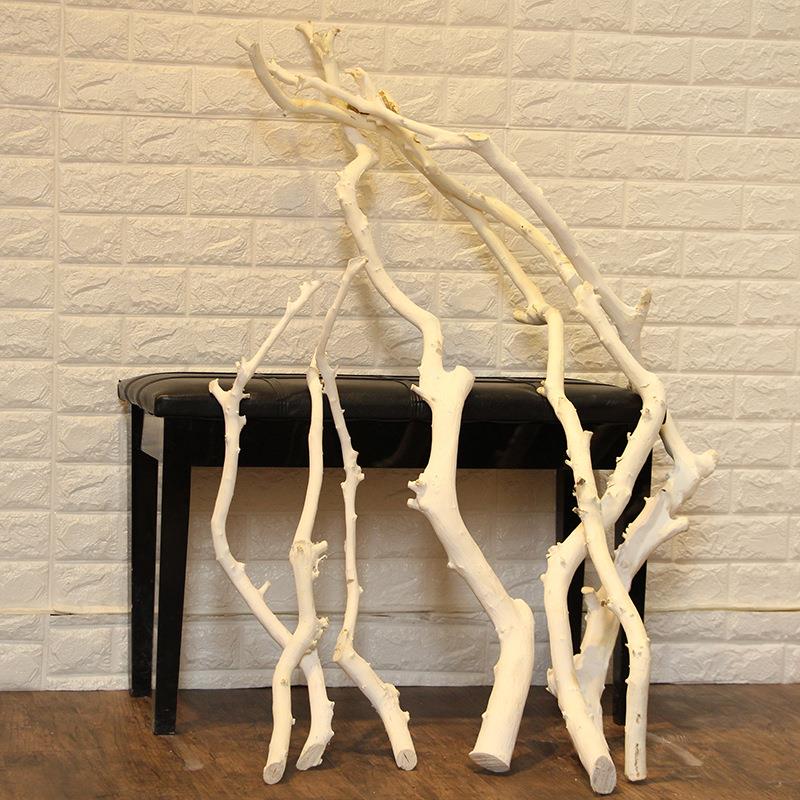 干花白树干桔子树枯树杆干枝龙骨室内装饰橱窗插花摆件义乌工艺品