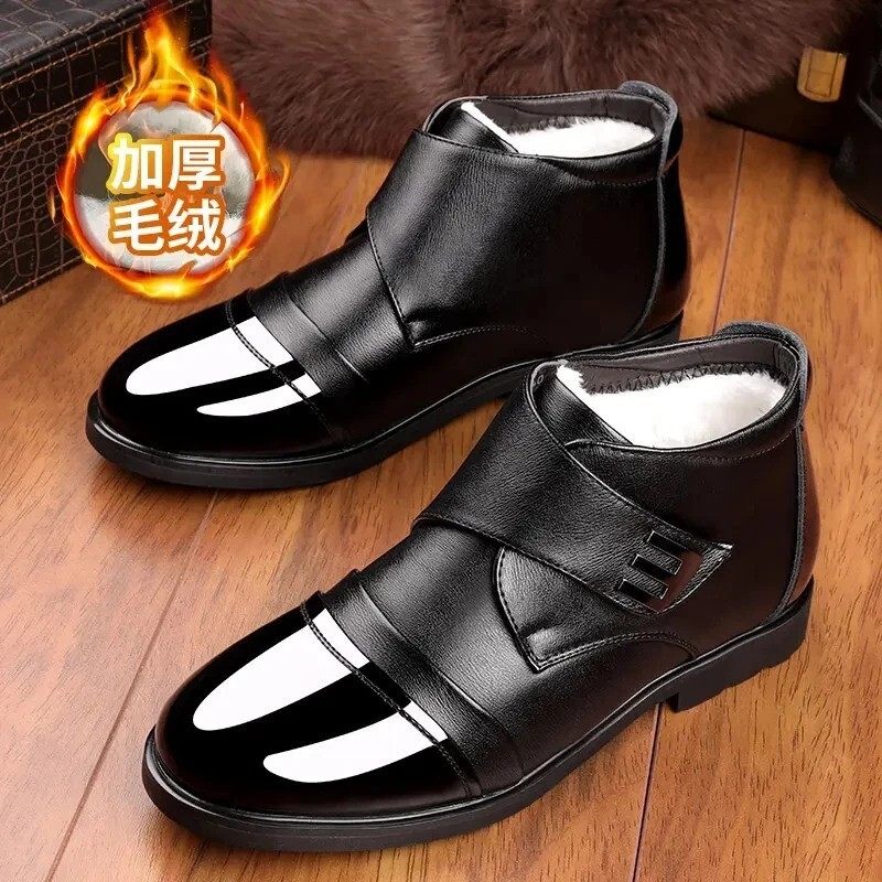 云半鞋服甄选店【加绒皮鞋】新款男士商务百搭冬季棉鞋,流行男鞋,棉鞋,淘宝优惠券,粉丝福利购,淘宝优惠卷