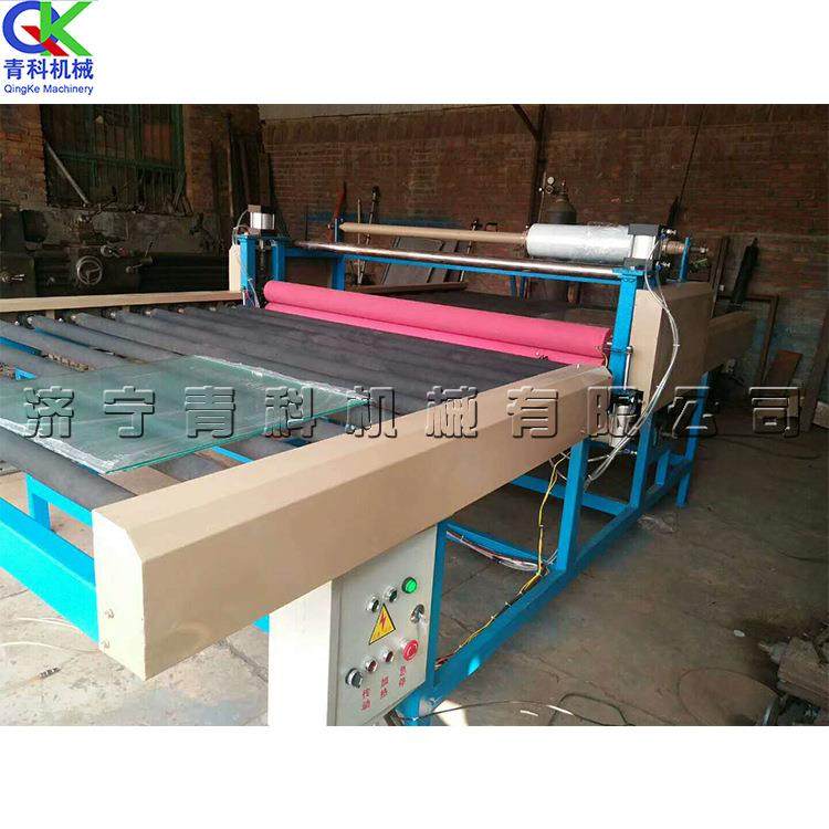 卧式玻璃清洗烘干一体机滚式毛刷玻璃洗片机卧式玻璃清洗设备