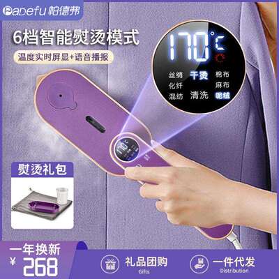 帕德弗手持挂烫机家用蒸汽电熨斗小型便携式熨烫机衣服神器