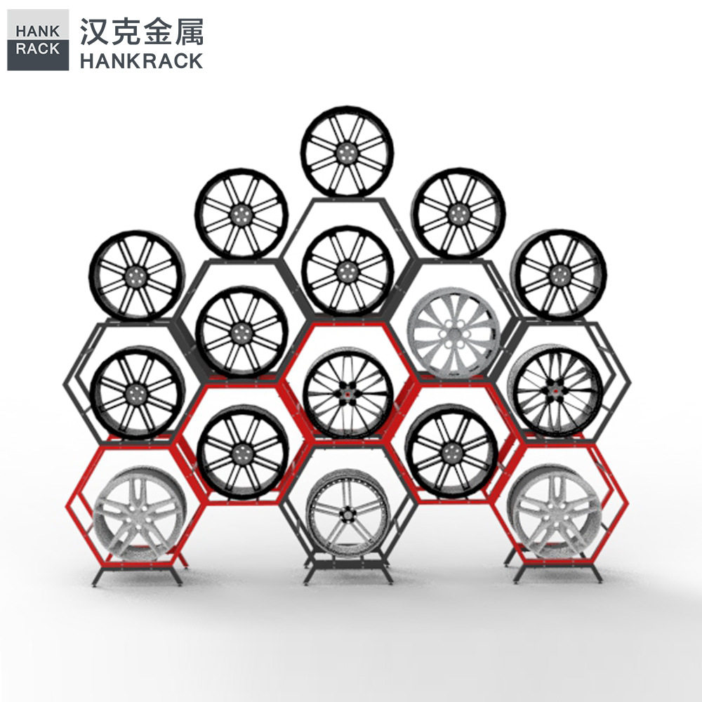 自由组合拆装轮毂展示架