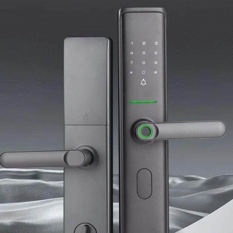 指纹锁密码锁入户门锁防盗智能锁指纹智能木门电子锁一件起批