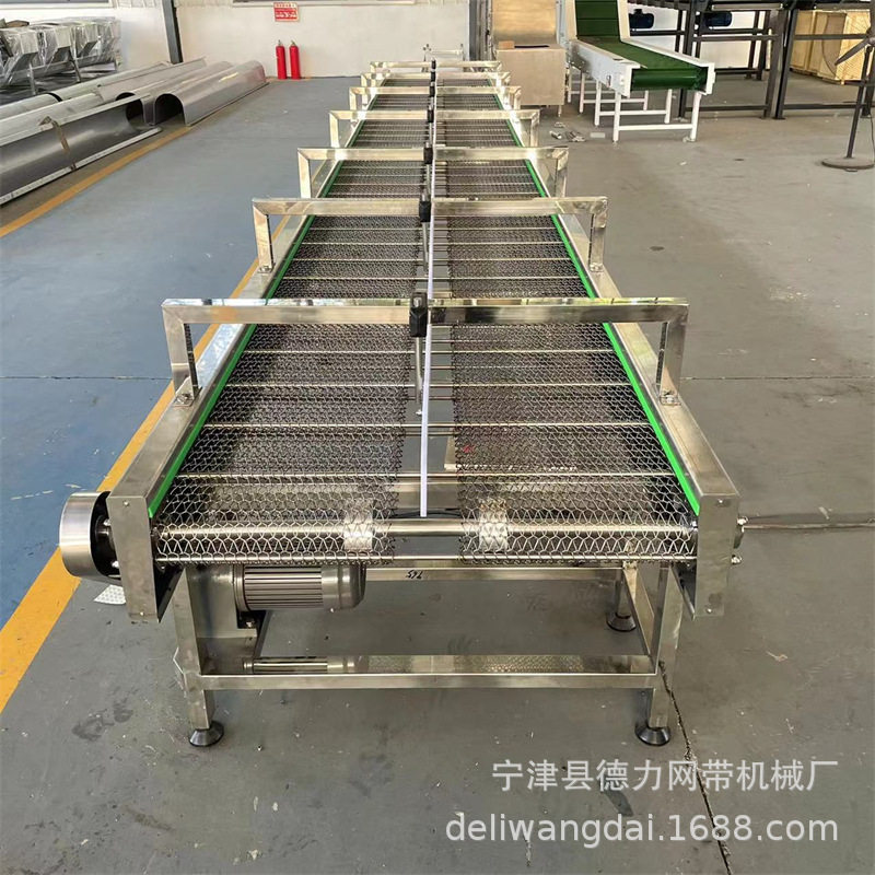 304不锈钢网带果蔬清洗烘干线