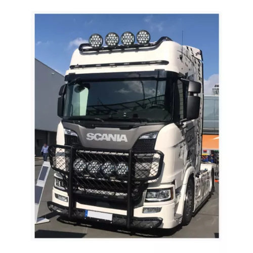 9 英寸蝙蝠侠灯巨型 LED 聚光灯/停车灯货车 SUV 卡车 4x4 前支架