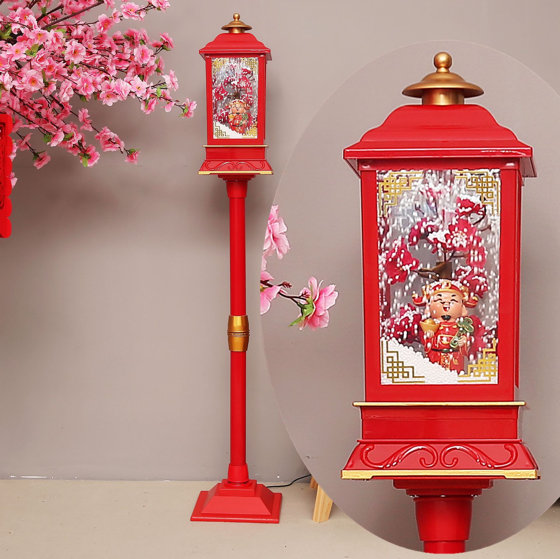 新年春节元宵贺年音乐宫灯