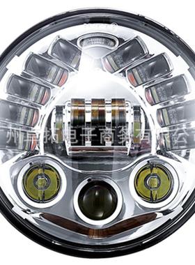 直销7寸牧马人前大灯转向/单边转向灯适用哈雷改装LED大灯70W