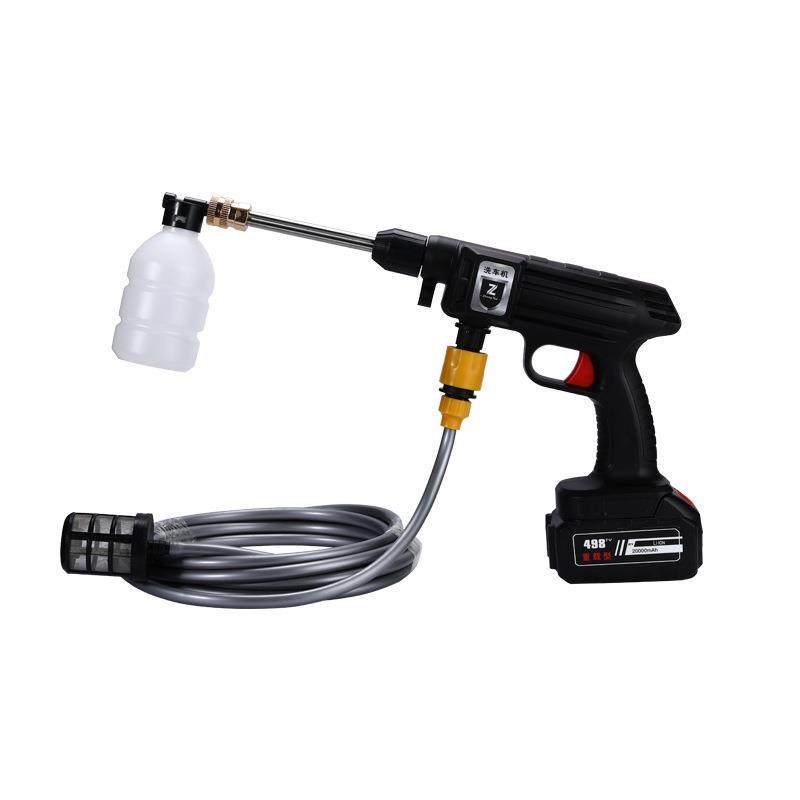 家用洗车水枪电动洗车机锂电无线充电洗车水枪高压水枪神器全套装