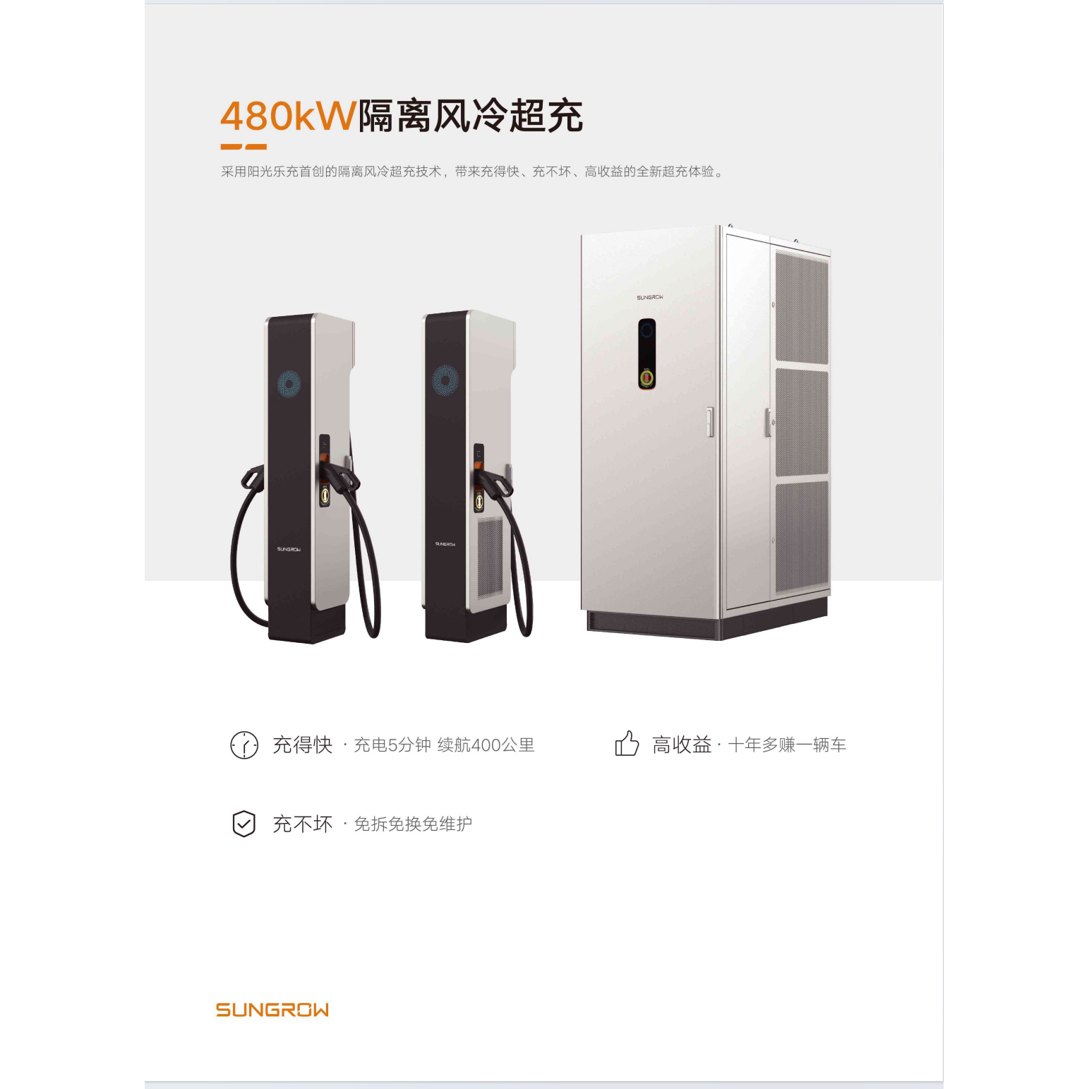 阳光电源公交商业充电桩7/120/160/240/320/360/420/480/600KW