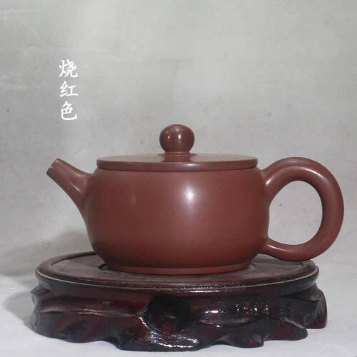 90ML宽口迷你小壶全纯手工广西钦州泥坭兴陶泡茶壶具非紫砂建水