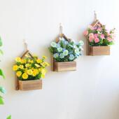 饰品创意 饰花壁挂植物墙壁花盆挂墙装 客厅墙面装 饰挂件室内墙上装