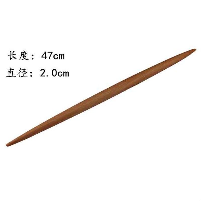 擀面杖 实木 饺子皮 家用两头尖细不粘双尖头小号小干仗迷图片
