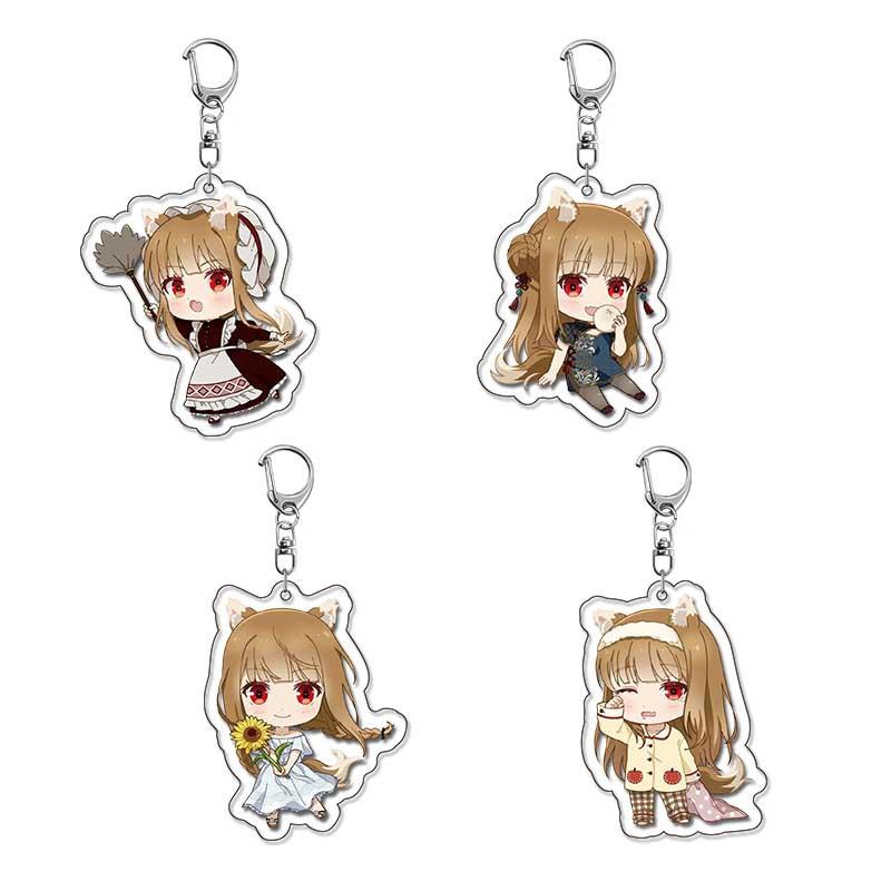 狼与香辛料 亚克力钥匙扣 帕斯罗 罗伦斯 赫萝 库洛艾 亚克力挂件