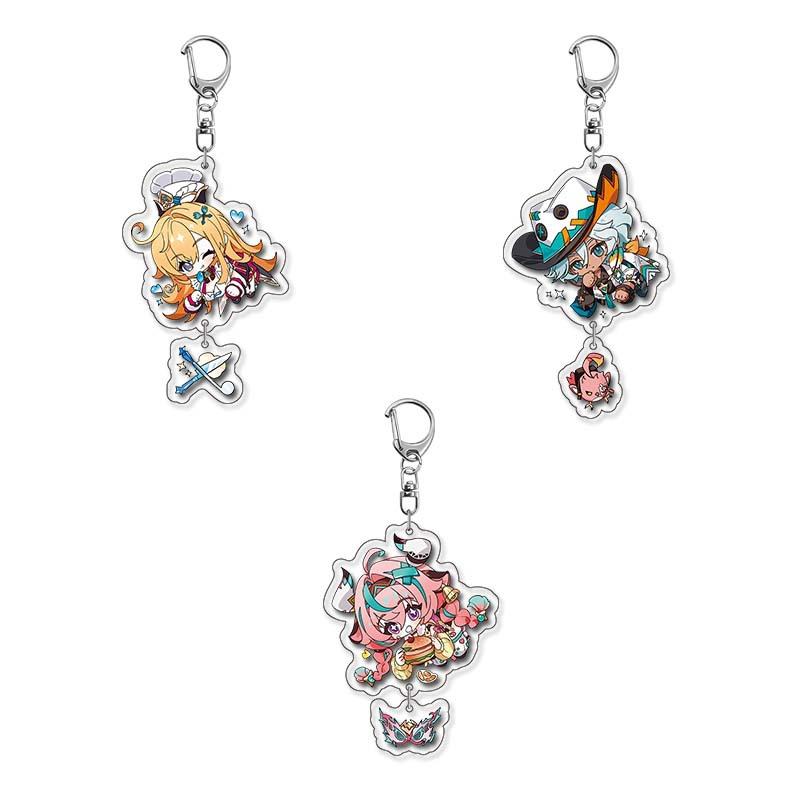 钥匙扣双面 亚克力挂件爱可菲瓦雷莎伊法游戏周边