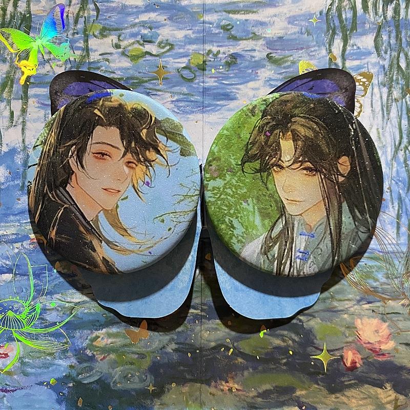 二c哈和的白猫师尊他周边吧唧墨燃楚晚宁马口铁胸针58m徽章挂件男