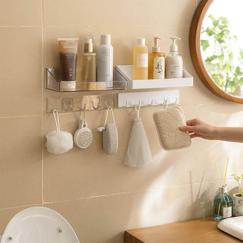 艾加达厨房置物架壁挂免打孔家用调料用品菜板筷子刀沥水收纳架子