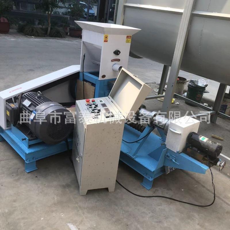 猫粮狗粮制作机龙虾牛蛙饲料膨化设备浮水下沉式鱼饲料膨化机