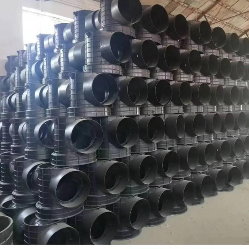 塑料穿线井检查井pe管弱电井手孔井PE成品一体化方形塑料管