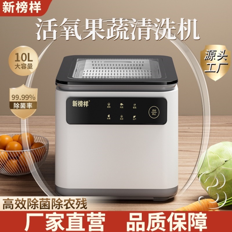 果蔬清洗机洗菜机家用消毒水果臭氧气泡全自动神器食物净化器正品
