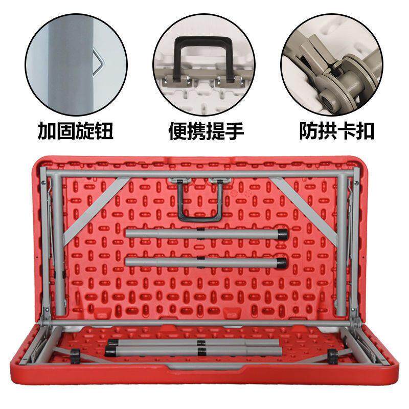 折叠桌正方形餐桌家用可