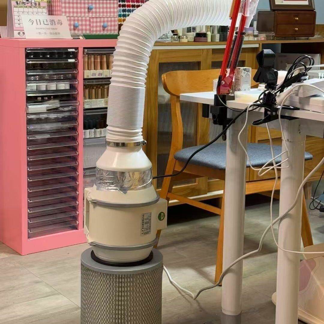 桌面雕刻吸尘器美甲核雕橄榄雕除尘器升级竹节管静音落地式吸尘器