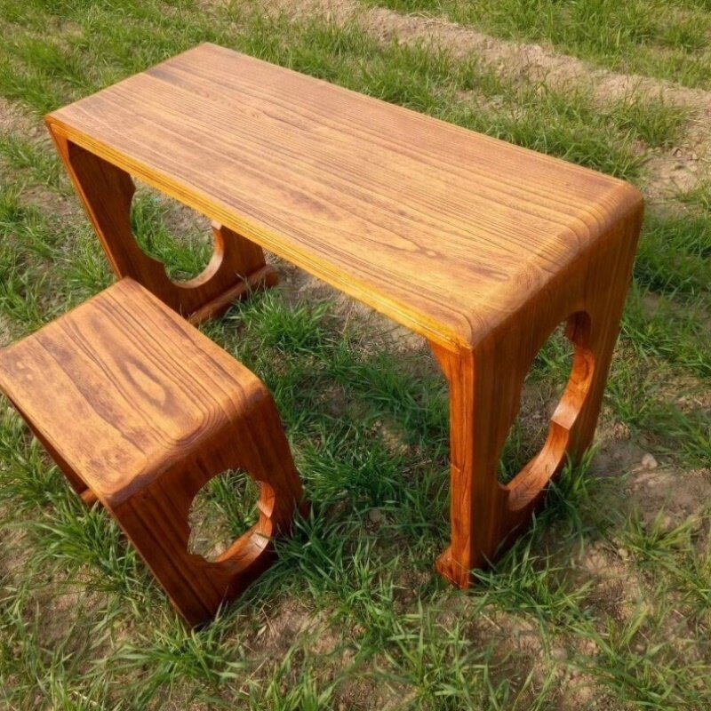 古琴桌凳国学书法仿古中式共鸣茶艺桌古筝实木桐木古琴桌可折叠