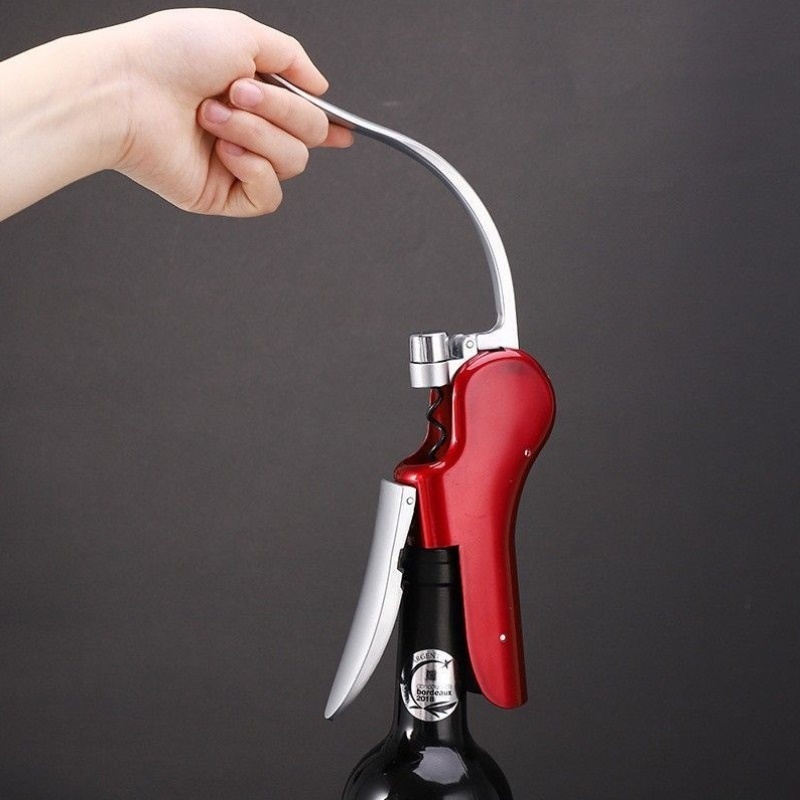 高档红酒啤酒开瓶神器不锈钢多功能套装鹅式开瓶器高级