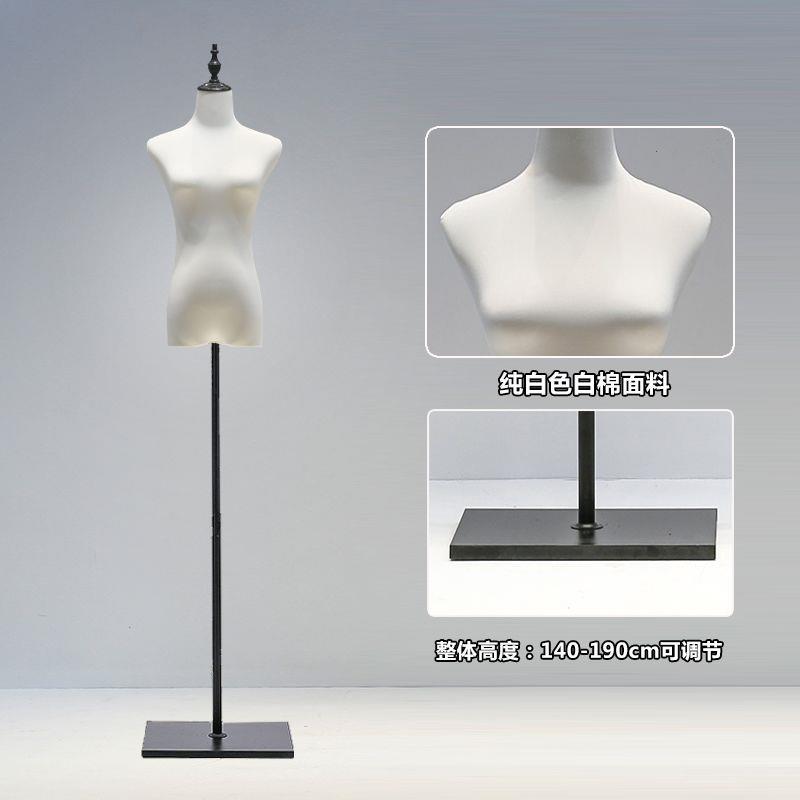服装店模特道具女半全身女装仿真人台衣服展示架婚纱人体模特半身