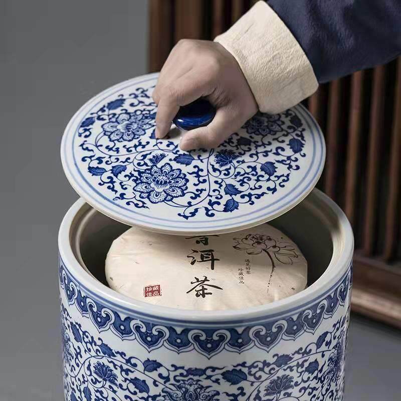 景德镇手绘青花瓷陶瓷茶