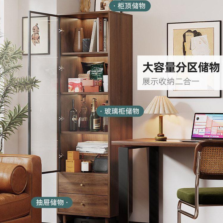 玻璃酒柜展示柜小型落地