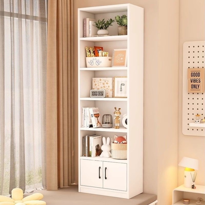 实木飘窗柜窗台书架儿童储物收纳置物架夹缝窄柜落地柜客厅展示柜