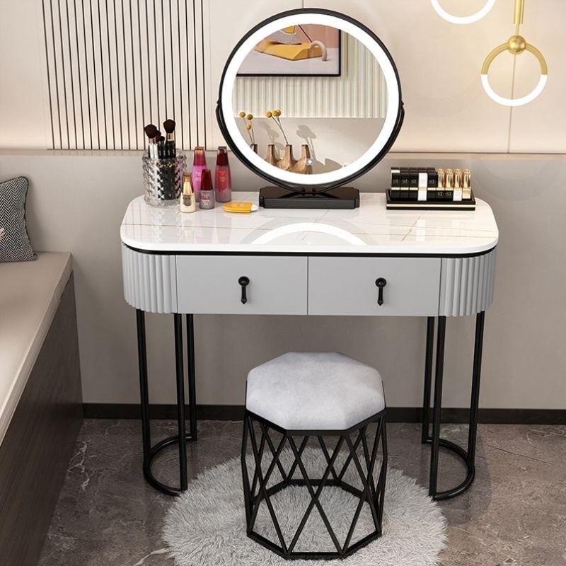 小户型梳妆台网红ins风迷你新款卧室现代简约轻奢北欧化妆桌