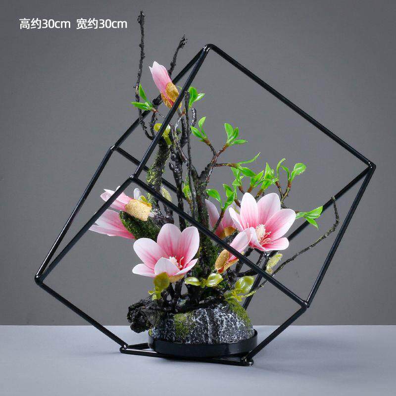 高档插花工艺假花摆件家