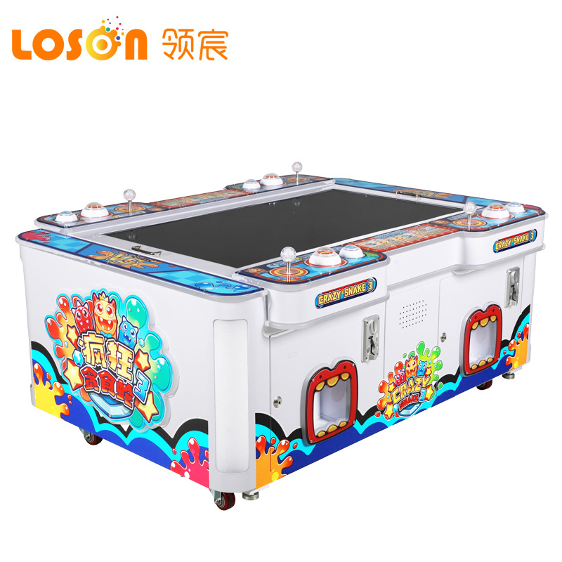 贪吃蛇亲子乐园儿童娱乐4人对战投币游戏机电玩城娱乐设备工厂
