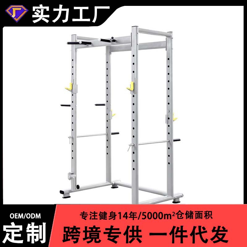 商用自由深蹲架框式专业杠铃卧推架多功能家用龙门架健身器材