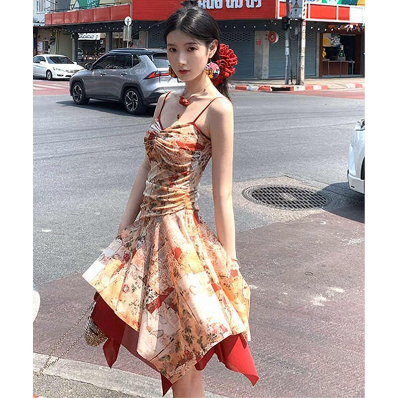 泰兰德度假海边碎花明媚