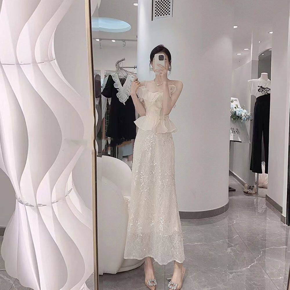 财阀千金时尚套装2025夏季新款女神范小香风高级感轻奢别致两件套