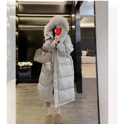 冬季新款过膝中长款羽绒